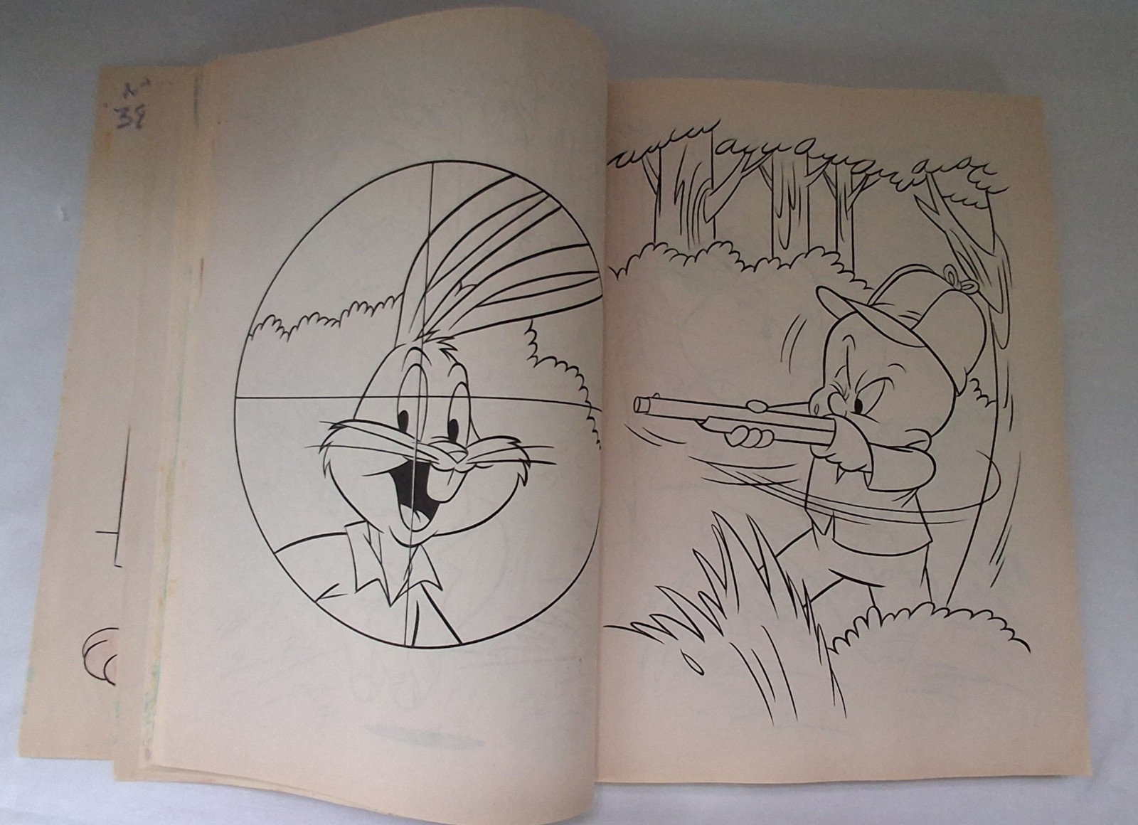 Vintage Looney Tunes & Tiny Toon Adventures Coloring Activity Book Lot 90s