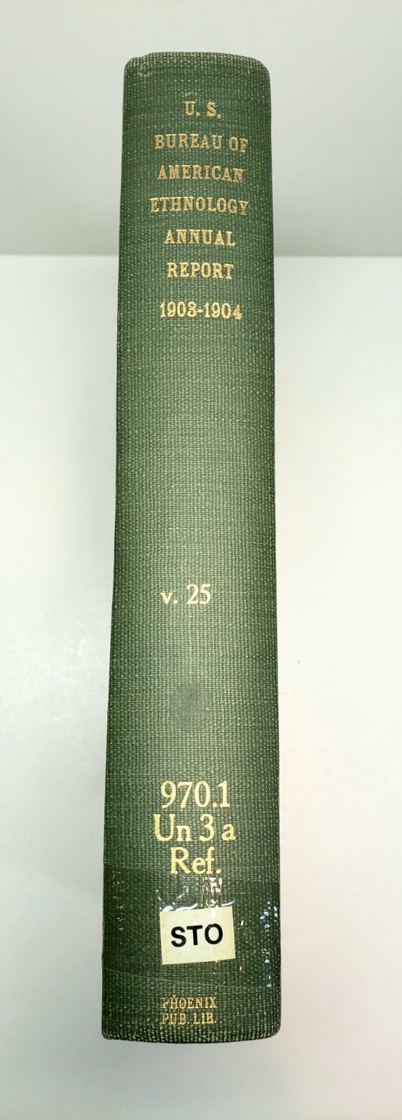 American Indian Ethnology Twenty Fifth 25th Annual Report 1903-1904