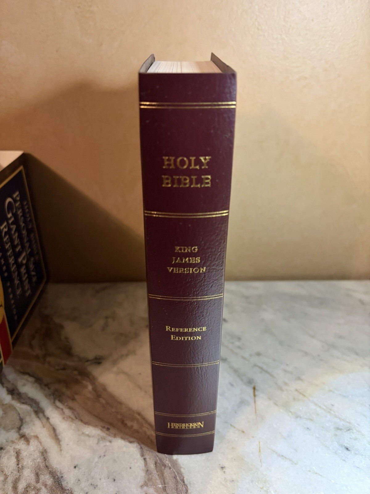 Hendrickson Holy Bible KJV Personal Size Giant Print Reference Imitation Leather