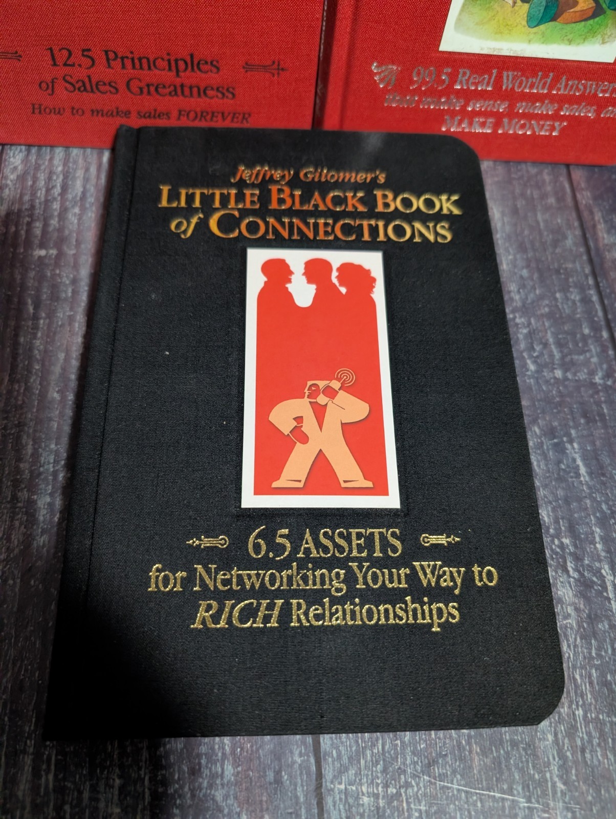 Jeffrey Gitomer’s Little Red Black Books Lot: Sales Selling Connections