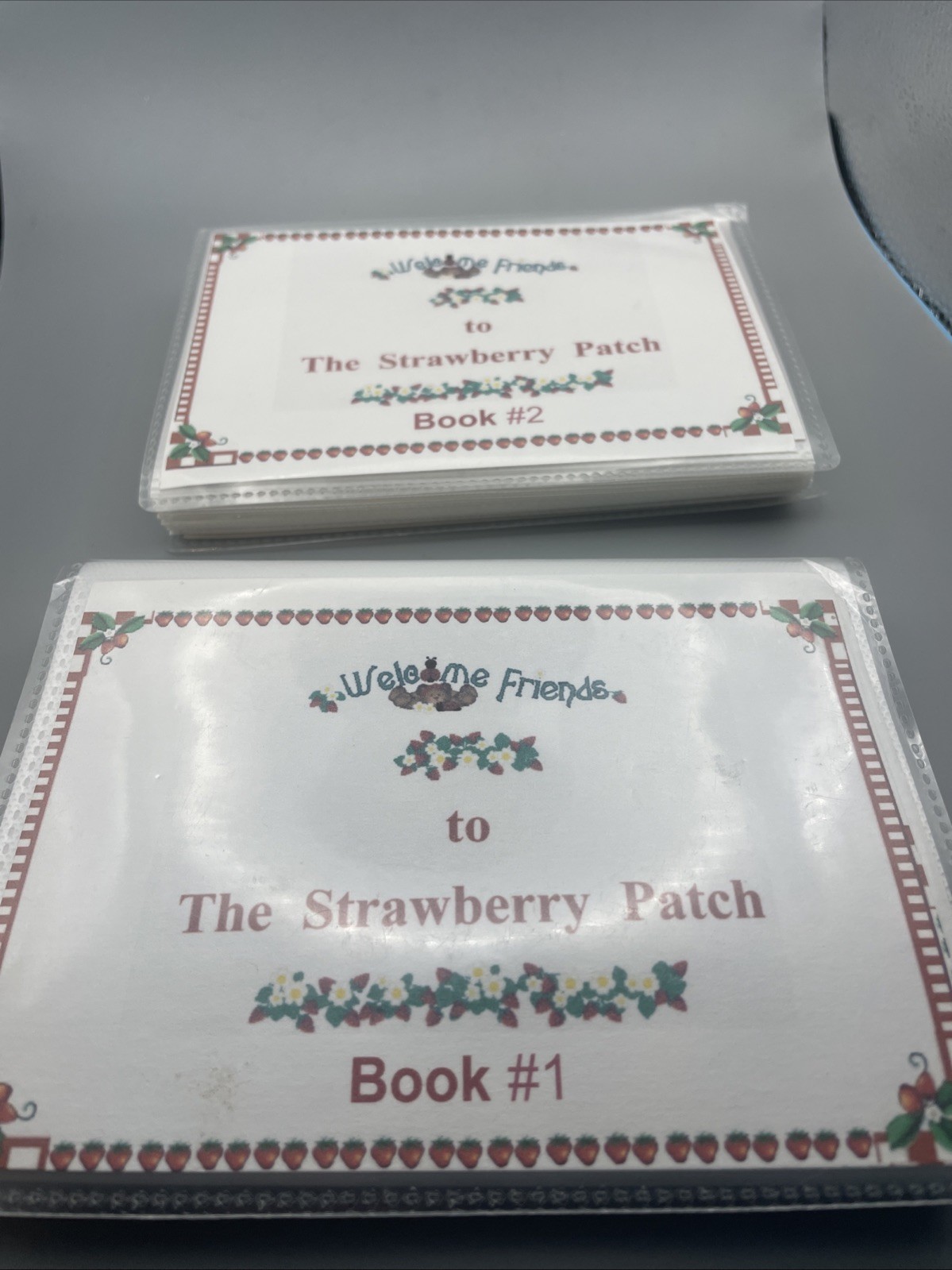 The Homemade Recipes for Strawberries , 2 Ea 4×6” Books