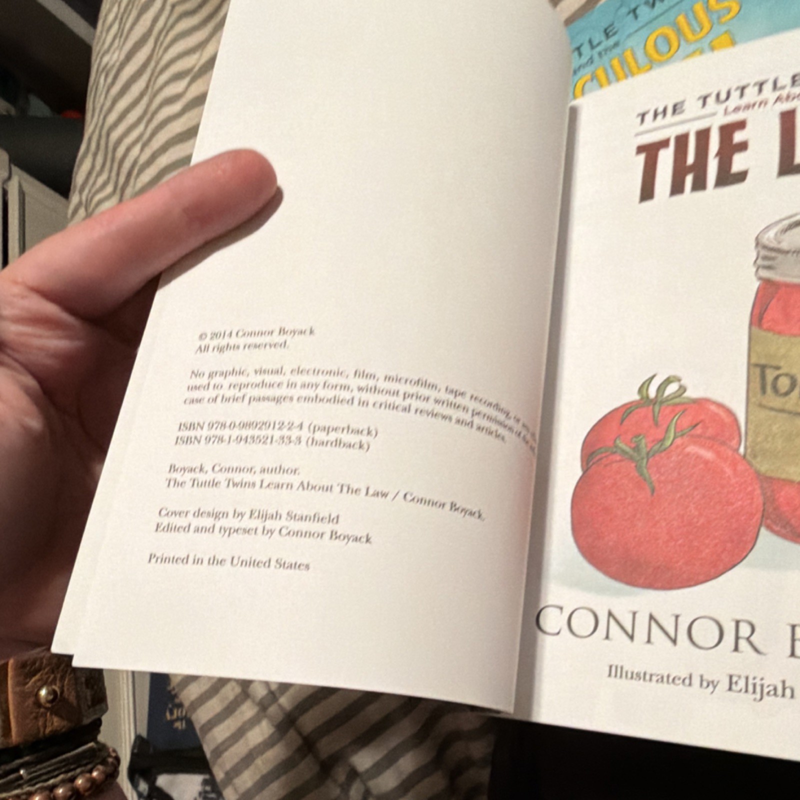 The Tuttle Twins Learn About The Law Connor Boyack 2014 Paperback Illustrated