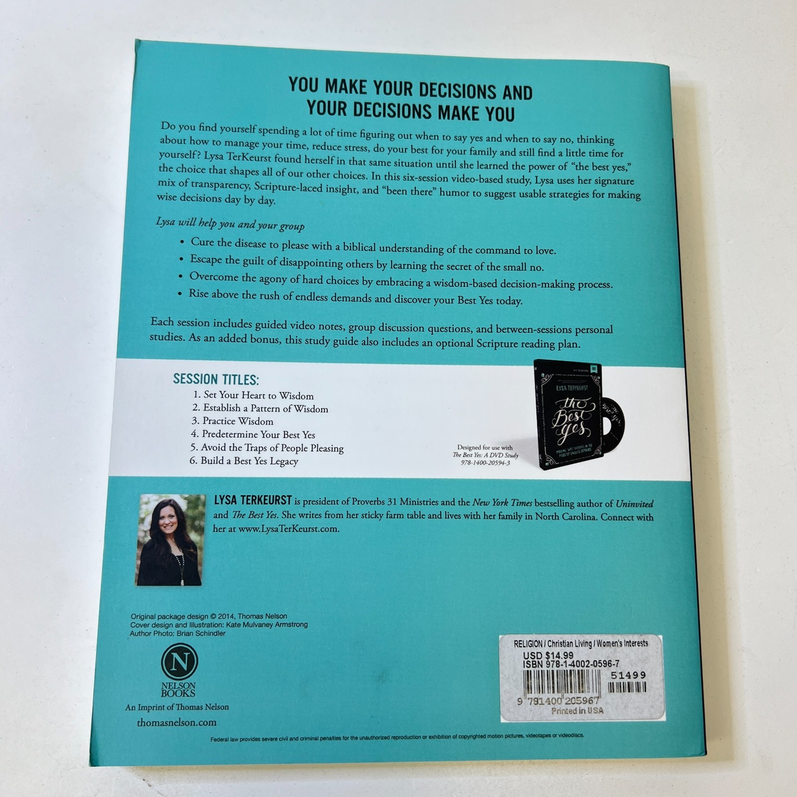The Best Yes Study Guide: Making Wise Decisions in the Midst of Endless