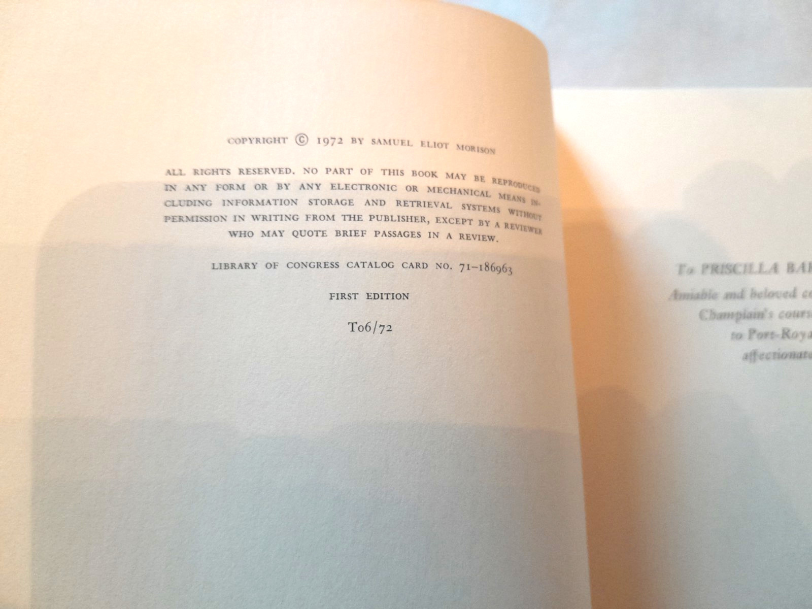 SAMUEL DE CHAMPLAIN-Father of New France-SAMUEL ELIOT MORISON-Superb 1st HC w/DJ