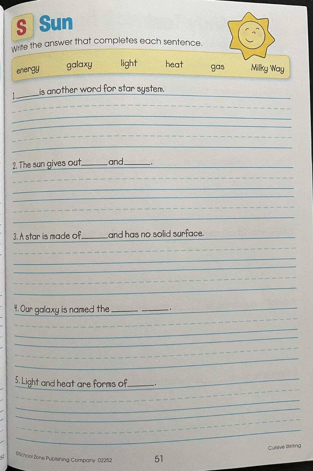 Beginning cursive writing practice handwriting book workbooks for Kids Grade 3 4