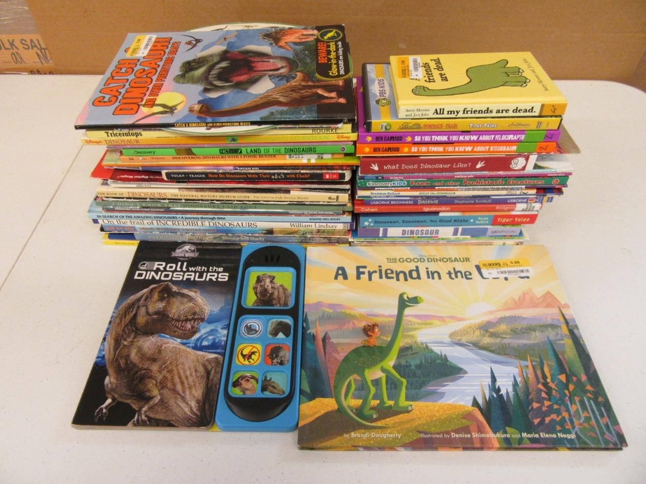 BIG Lot of (57) DINOSAUR Kids Childrens Prehistoric Science Educational Books