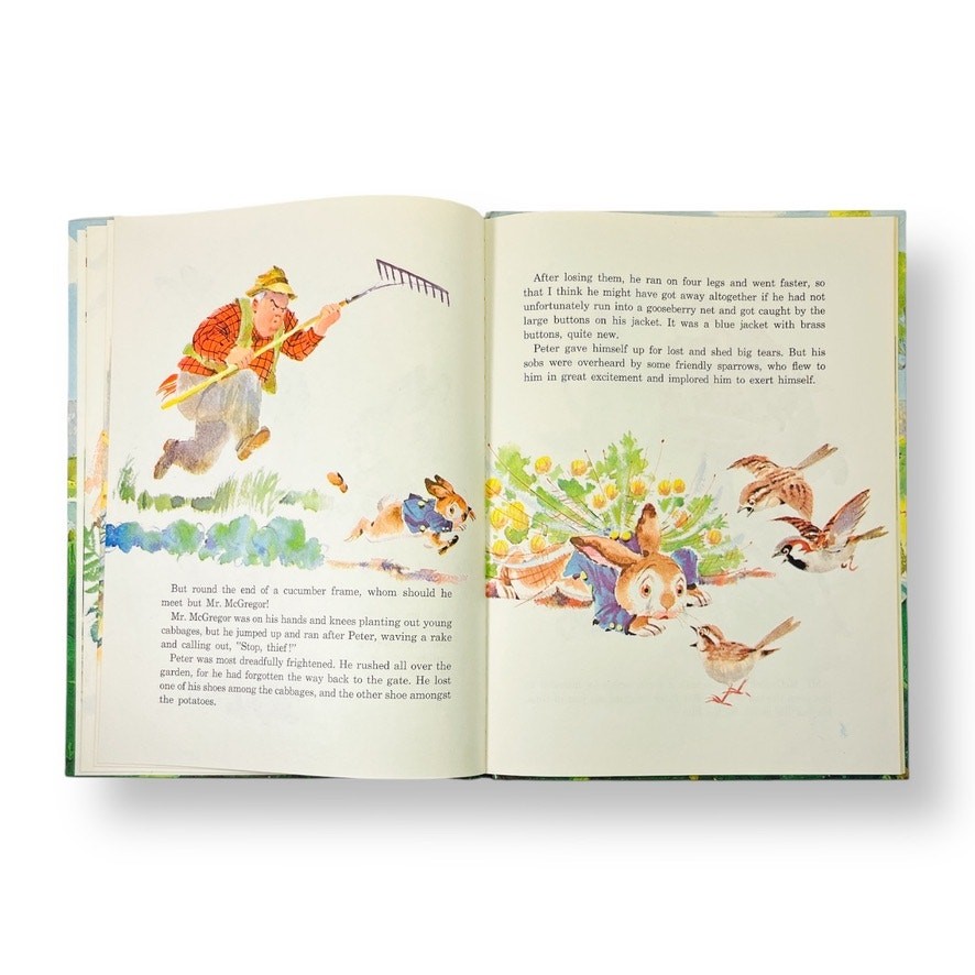 The Tales of Peter Rabbit Big Golden Book Beatrix Potter Children’s Picture Book