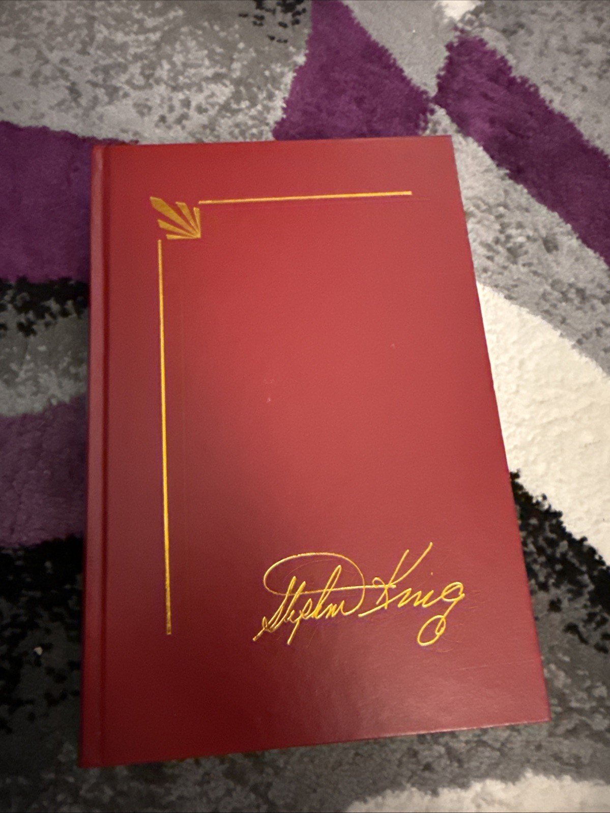 Stephen King Skeleton Crew Red Leather Hardcover Collector’s Edition Book