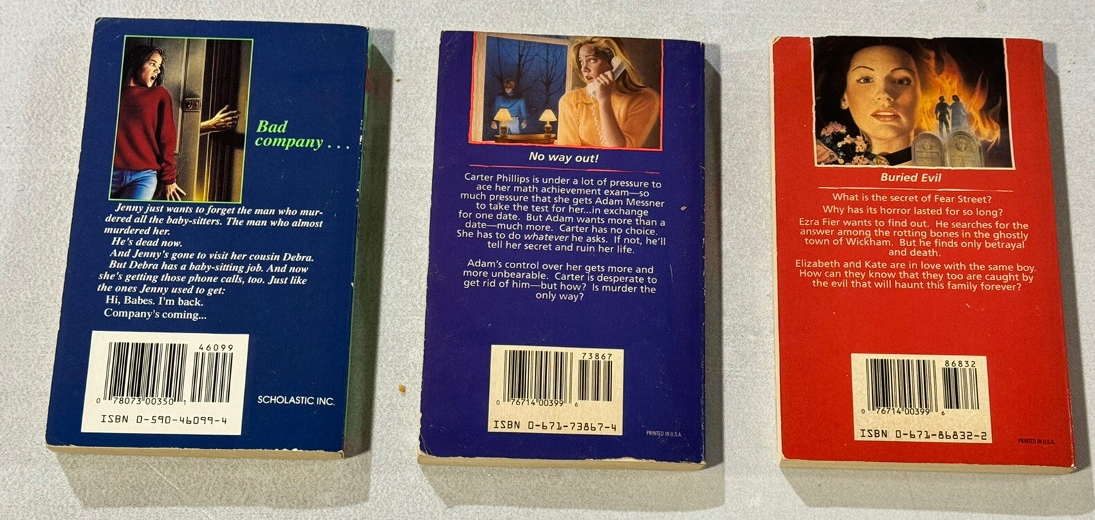 Lot of 14 Vintage RL Stine Books – Fear Street Goosebumps Paperbacks Horror READ