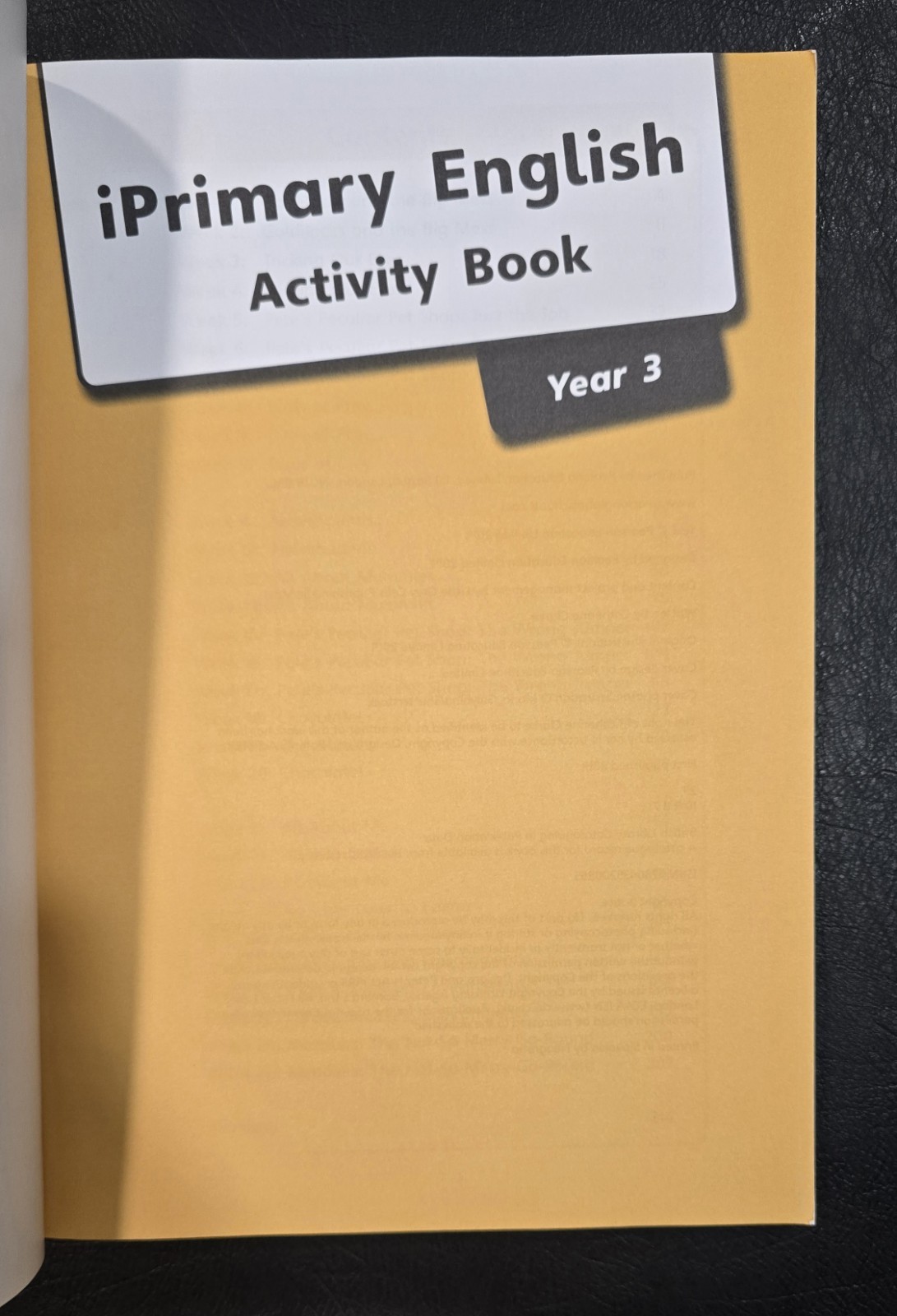 iPrimary English Activity Book Year 3 (International Primary and Lower Secondary