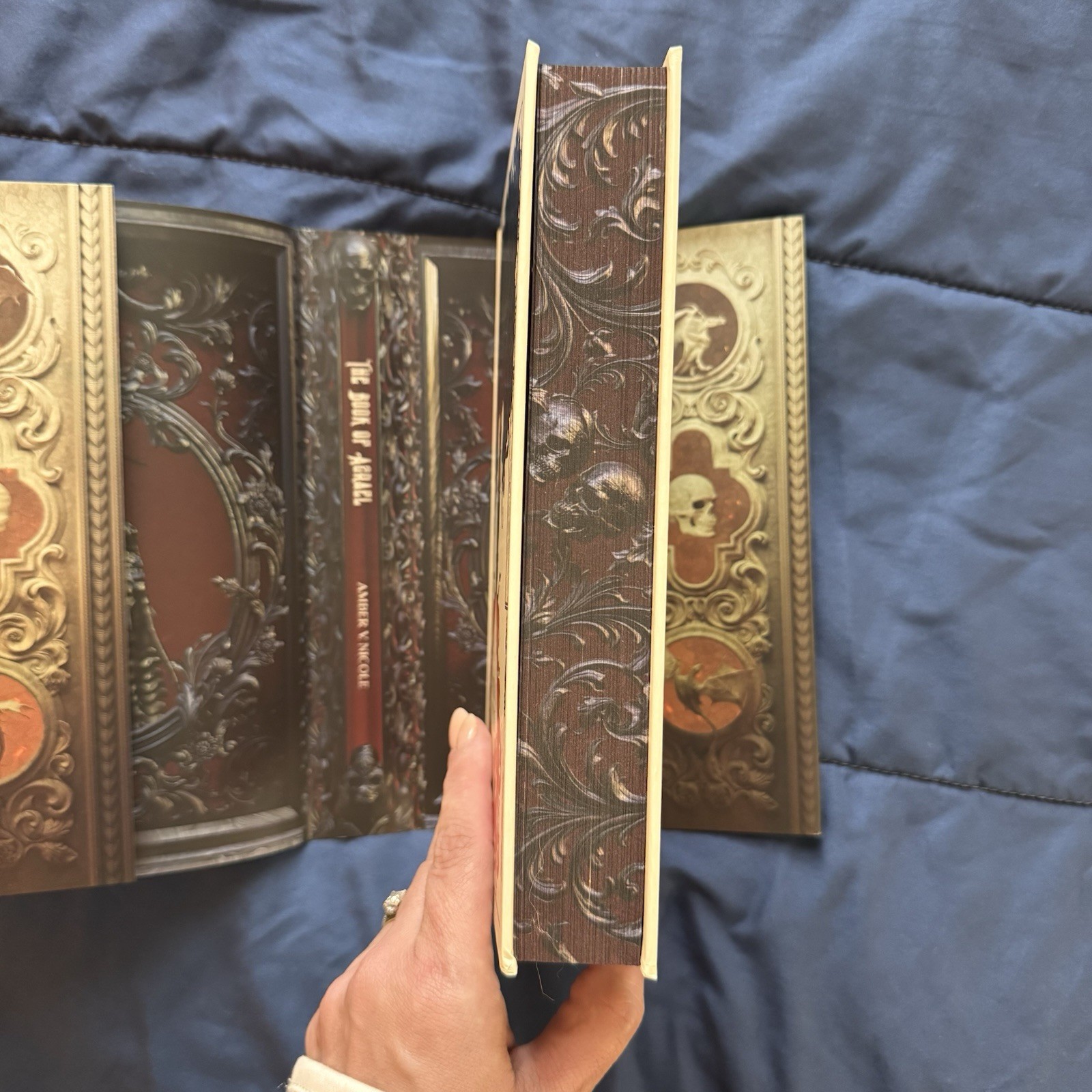 The Bookish Box THE BOOK OF AZRAEL Amber V. Nicole SPRAYED EDGES