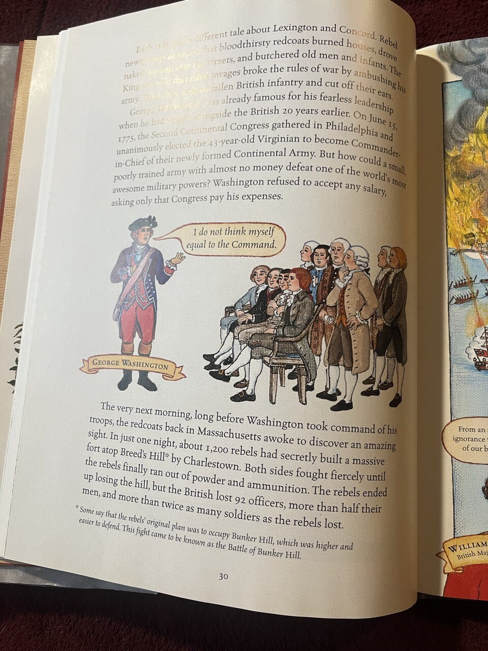 George vd George American Revolution as seen Rosalyn Schanzer children book