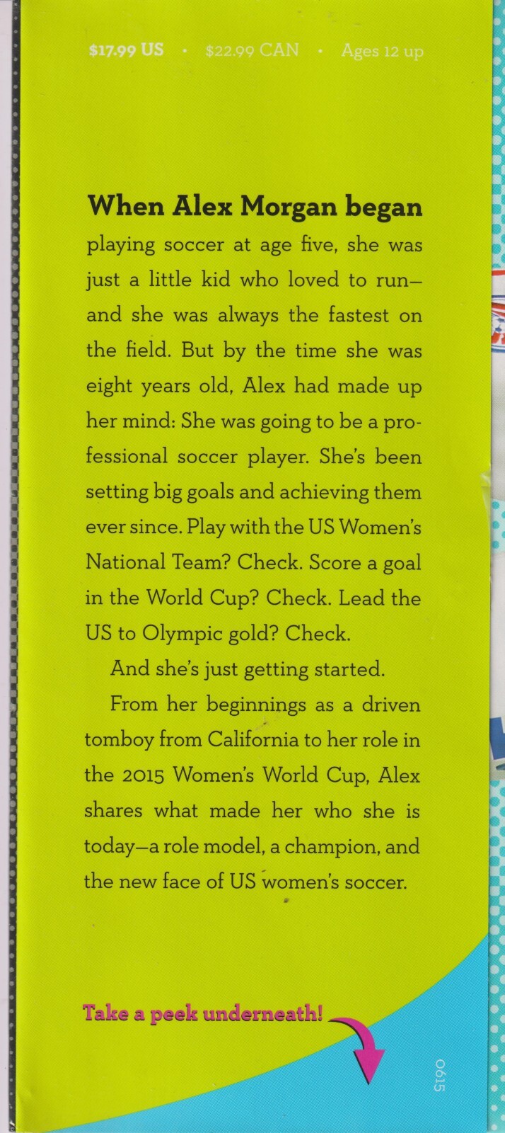 Breakaway – Beyond the Goal by Alex Morgan (Hardcover:Age 12 and Up, Sports, S