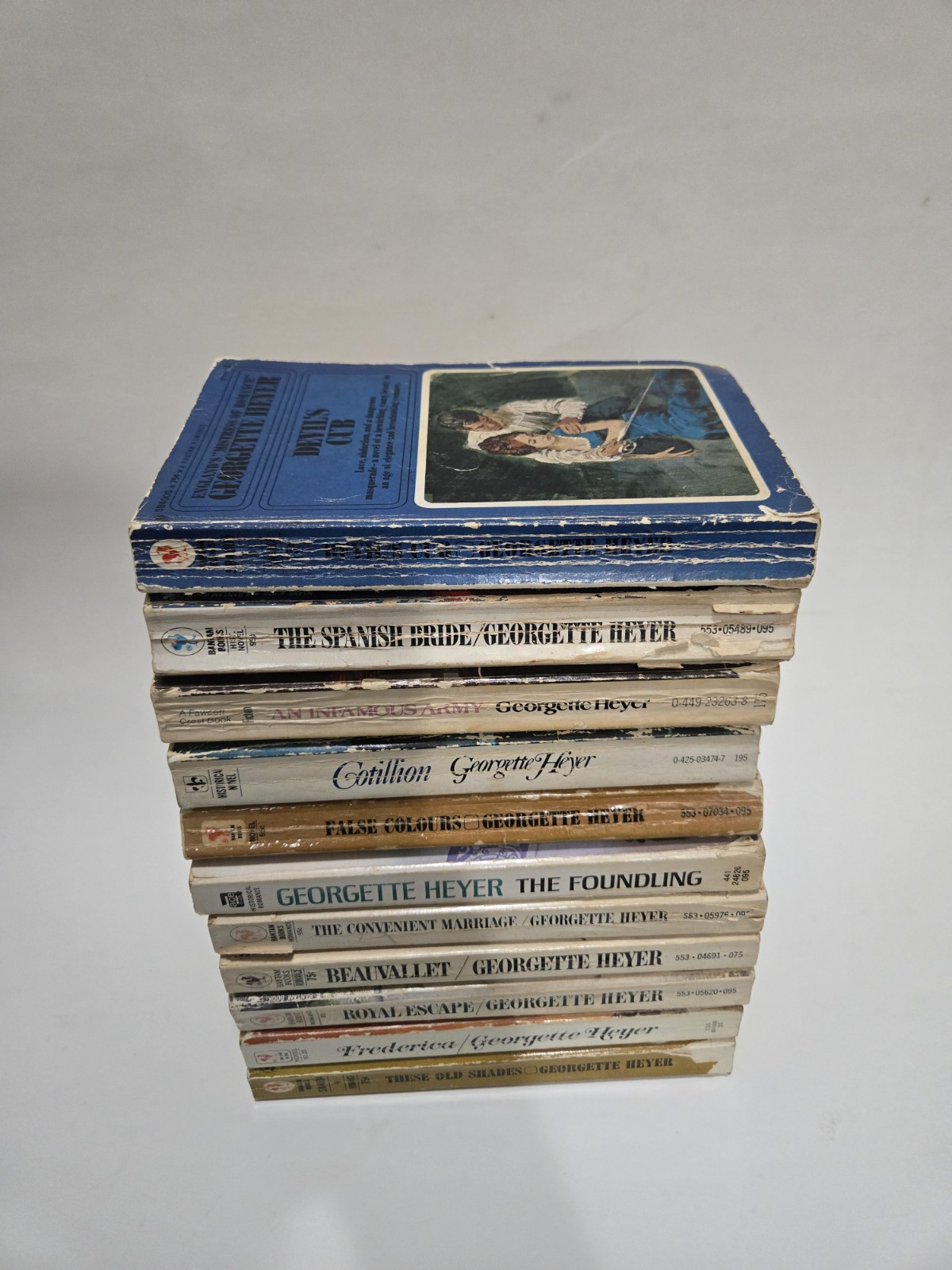 Georgette Heyer Historical Romance Lot of 11 Paperback Books