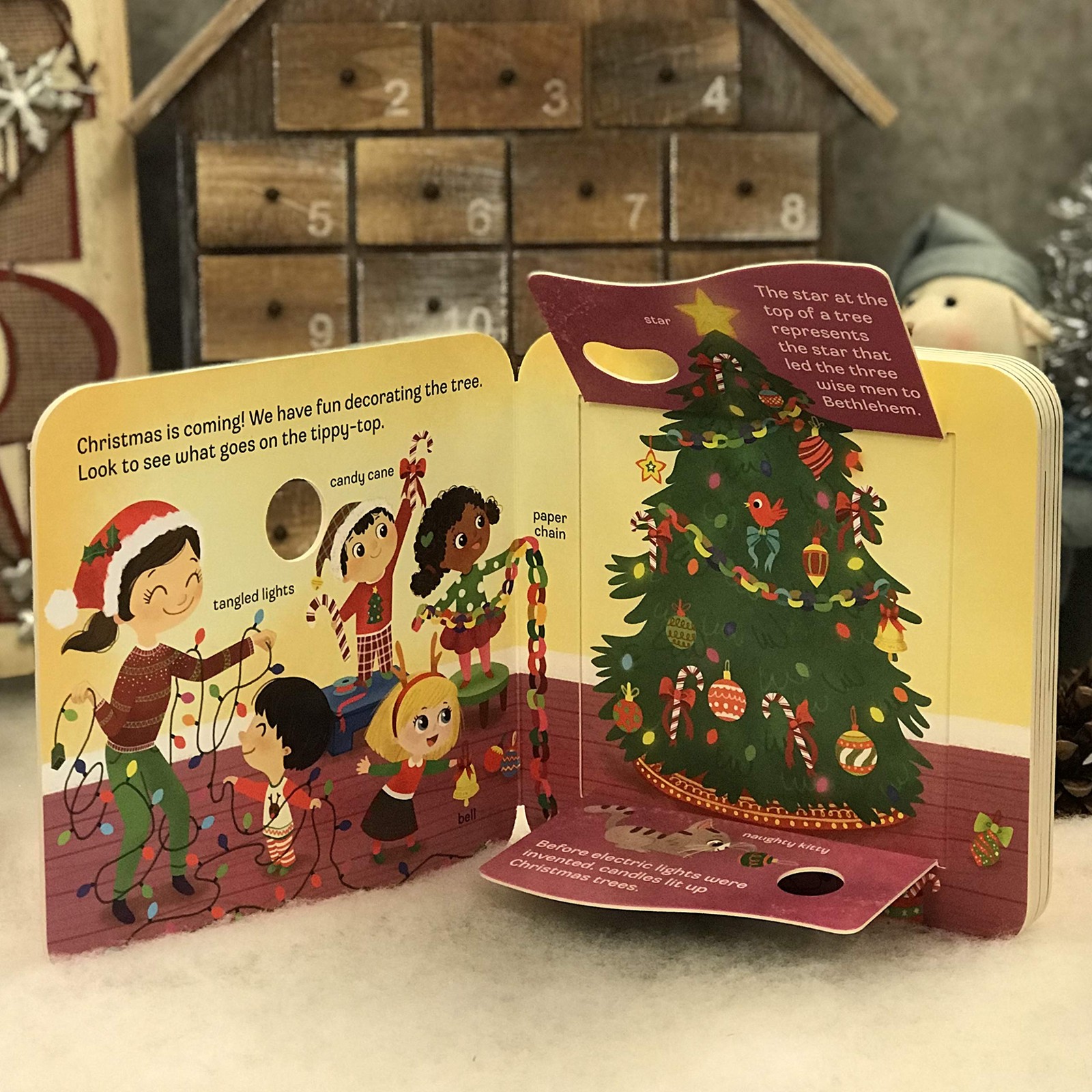Ho Ho Ho! Christmas Lift-a-Flap Board Book for Kids Ages 0-4 (…