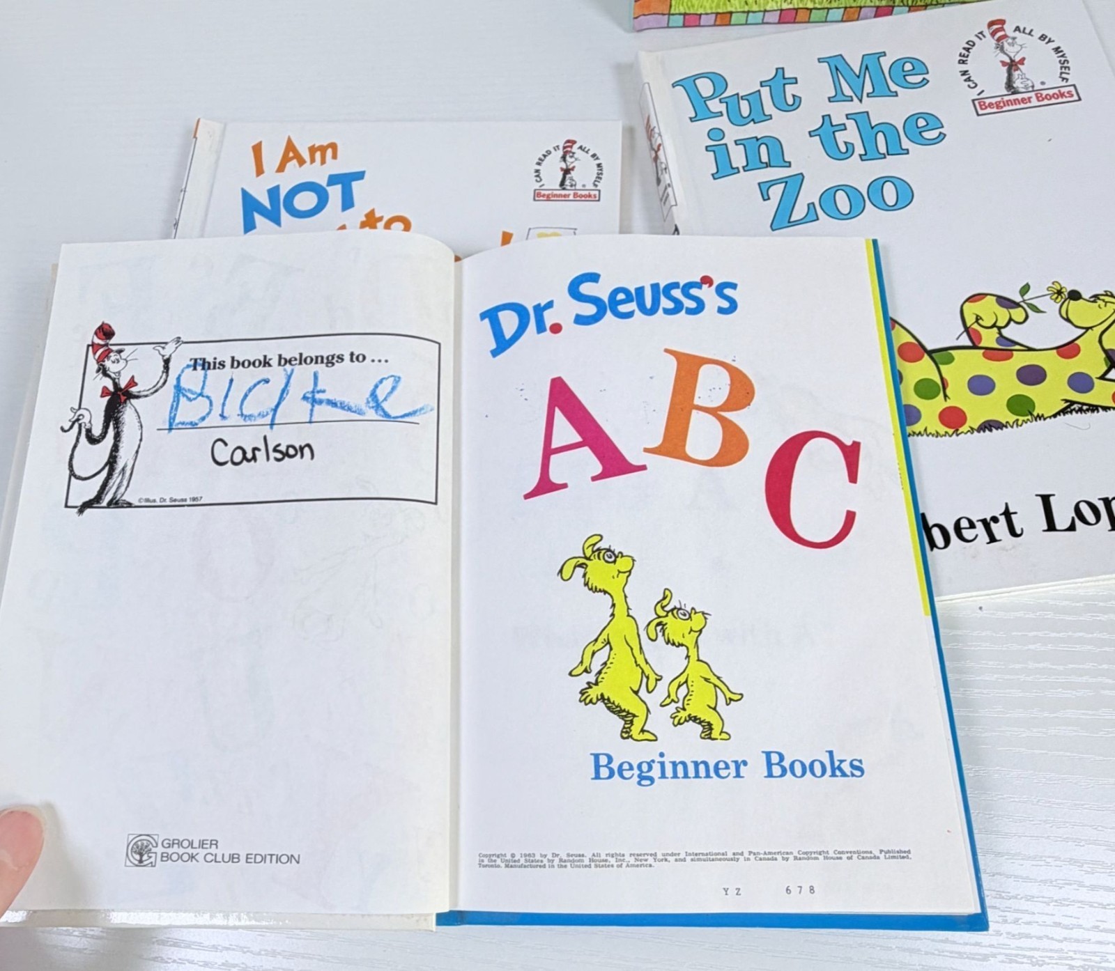 Dr Suess Childrens Beginner Book Lot of 14 Hardcover Cat in the Hat Horton