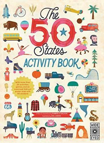 The 50 States: Activity Book: Maps – Paperback, by Balkan Gabrielle – Very Good