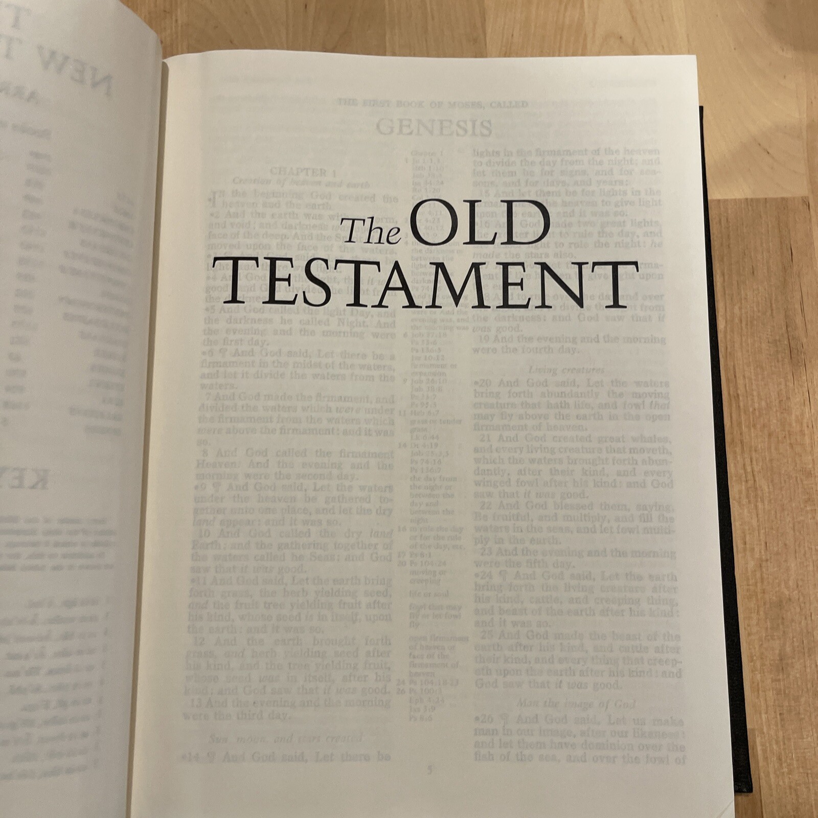 HOLY BIBLE 1970 King James Vintage HOLMAN Large Print Family Bible Illustrated