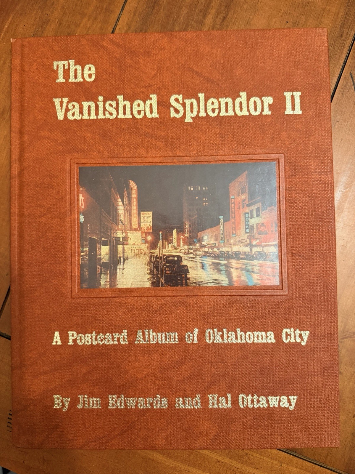 SIGNED Set The Vanished Splendor I & II Oklahoma City Postcards 1st Ed Edwards