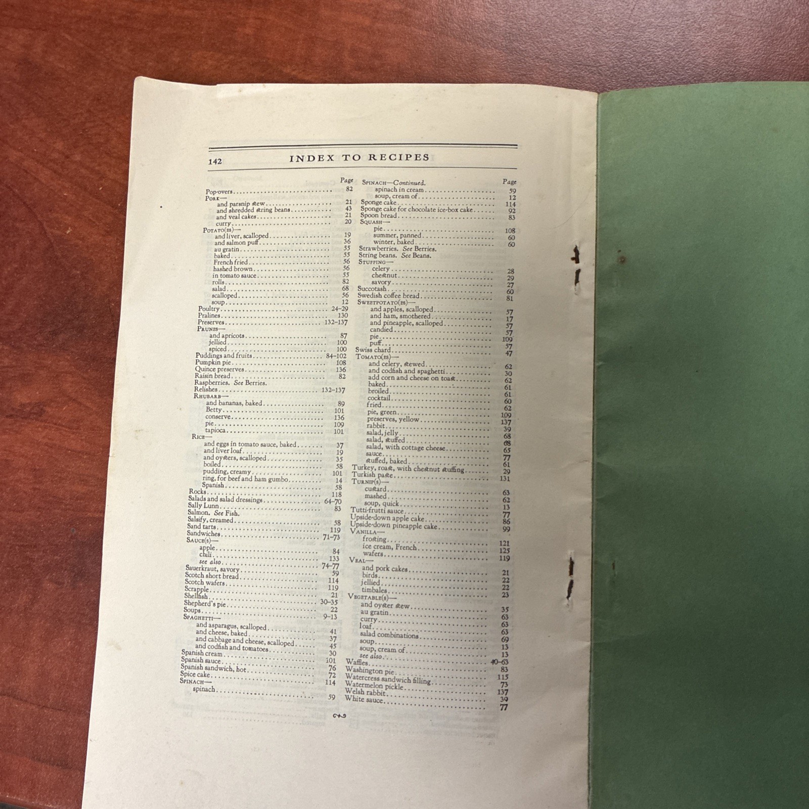 Cookbook 1931 Aunt Sammy’s Radio Recipes Revised USDA Home Economics