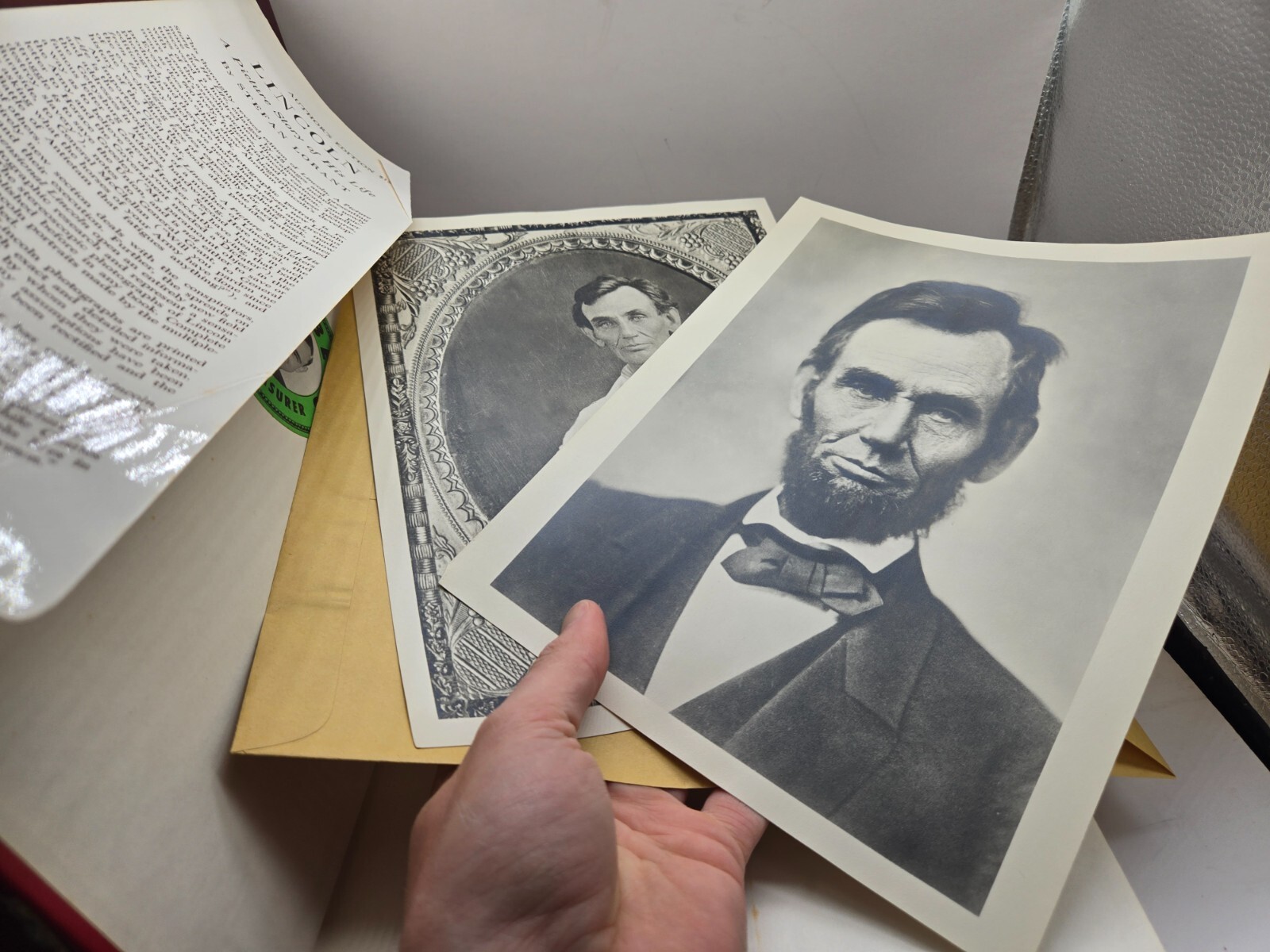 Lincoln Stefan Lorant Author’s Edition w/ slipcase Autographed by author