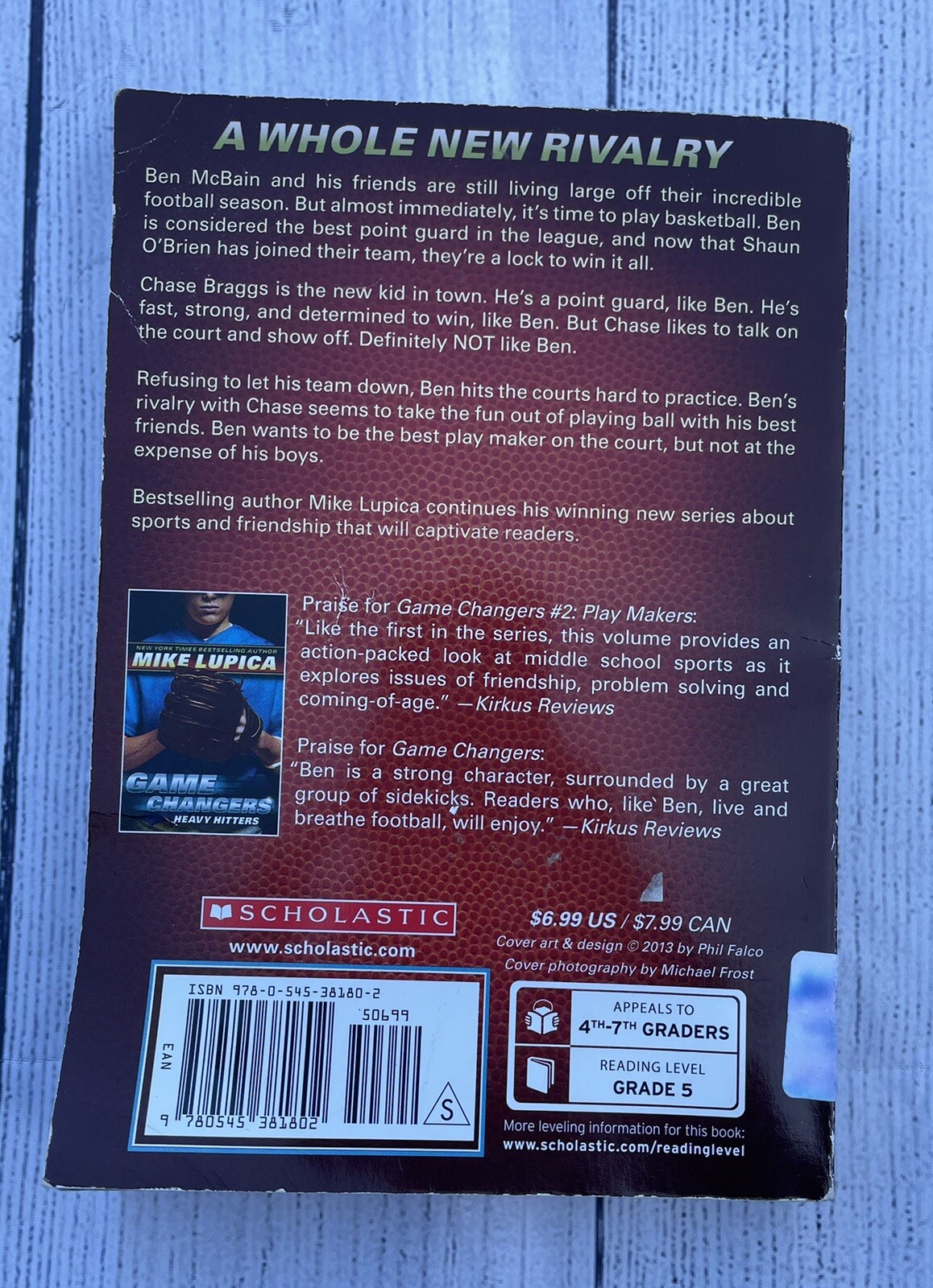 Game Changers Series: Play Makers by Mike Lupica (2014, Trade Paperback)