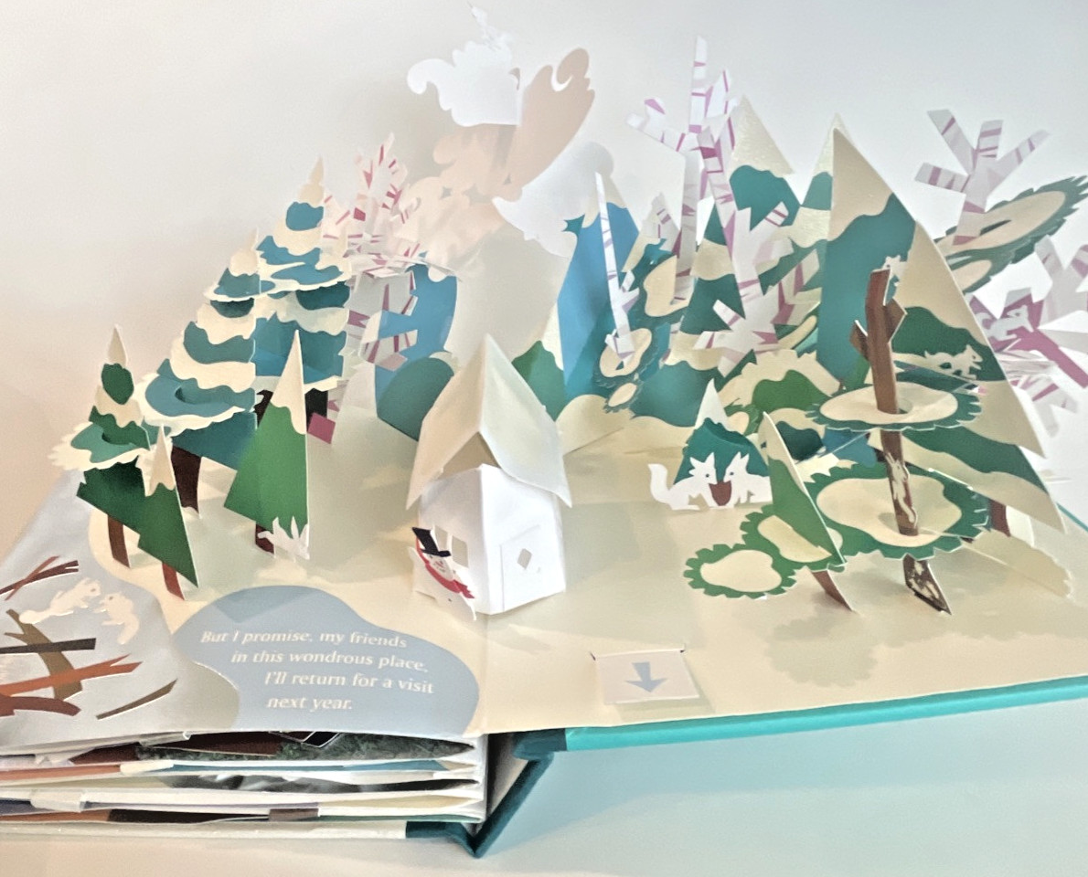 Winters Tale Pop Up Book Robert Sabuda First Edition 3D Glitter 2005 Classic SEE
