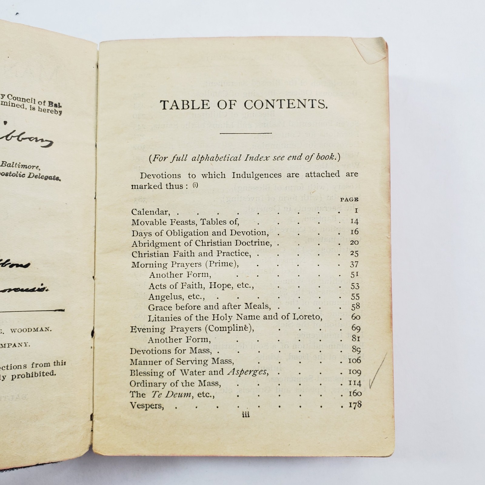 A Manual Of Prayers For The Use Of The Catholic Laity 1916 John Murphy Company