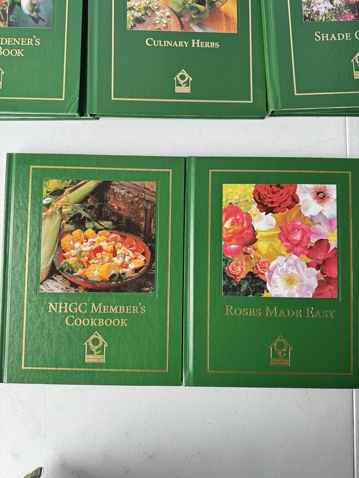 Gardening Book Lot 9 NHGC Hardcover Vegetable Herbs Roses Cookbooks