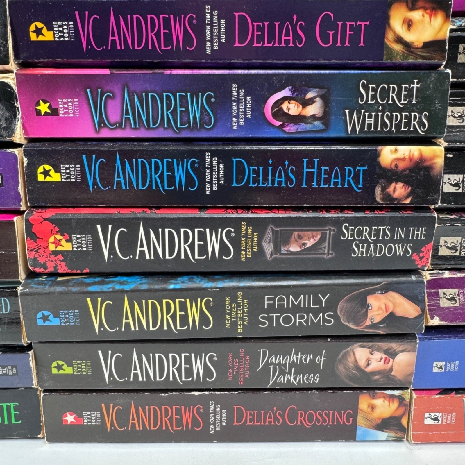 Lot 37 V.C. Andrews Books Some Keyhole Mixed Celeste Seeds of Yesterday