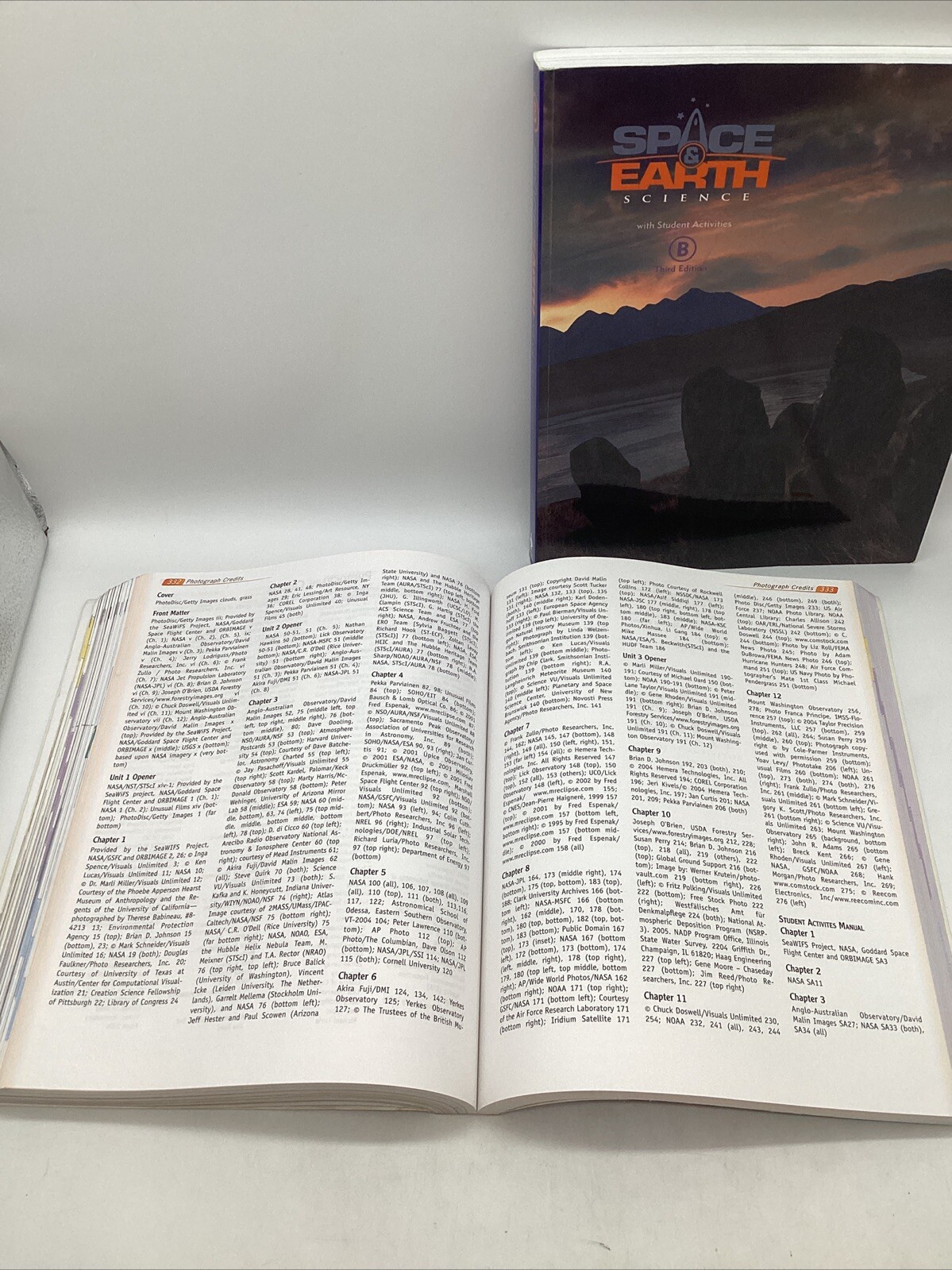 Bob Jones Space & Earth Science Student Text With Activities A & B (3rd Edition)