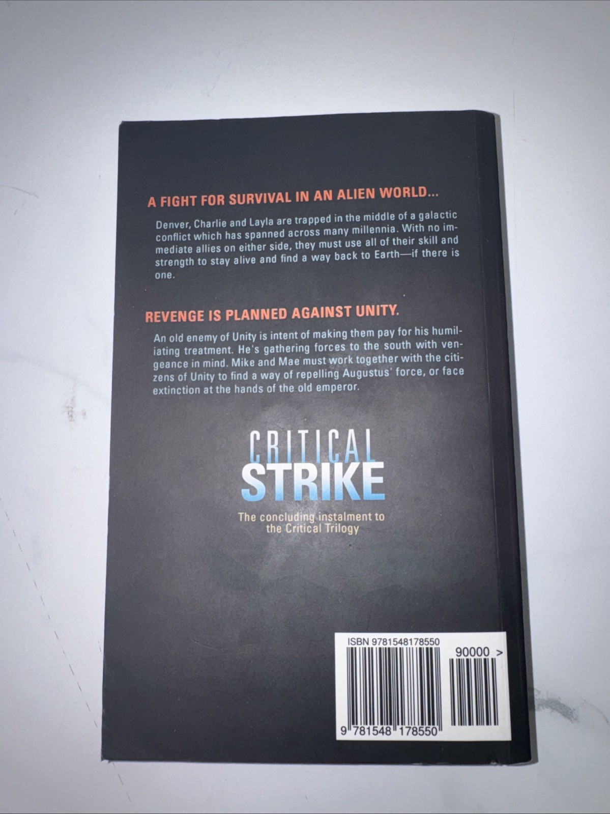 Critical Strike by Darren Wearmouth (2017, Trade Paperback)