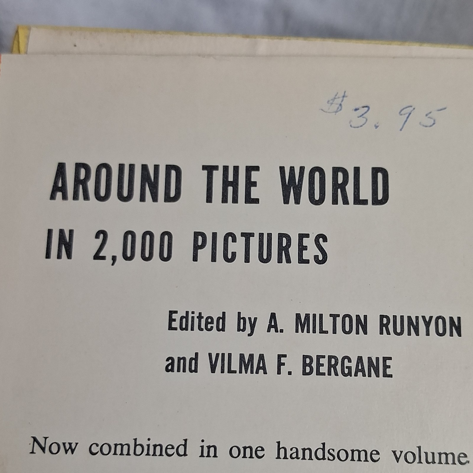 Doubleday Around the World in 2,000 Pictures Revised HC 1959 Illustrated