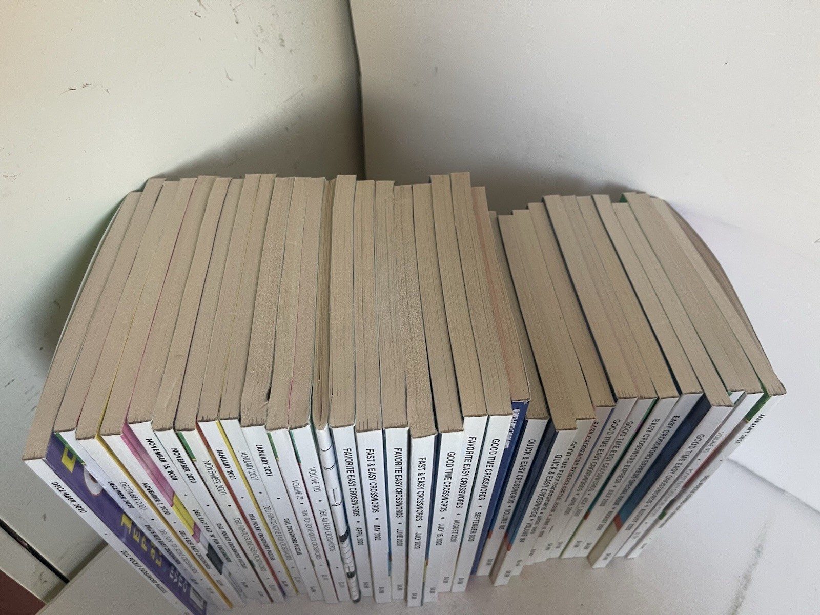 Lot of 33 Penny Press Dell Word Search Puzzle Books Word Seek Random Mix