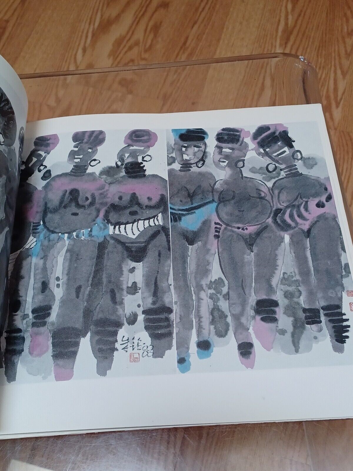 ju ming paintings 1988 hardcover 78+ pages catalog