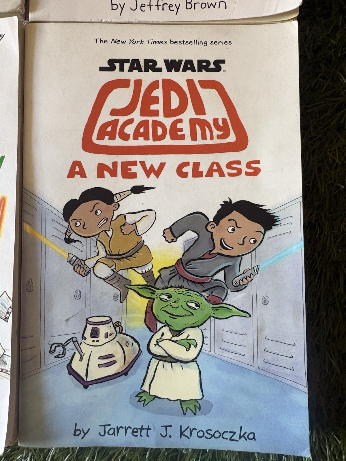 LOT Of 4 Star Wars Jedi Academy Books Jeffrey Brown Jarrett J. Krosoczka
