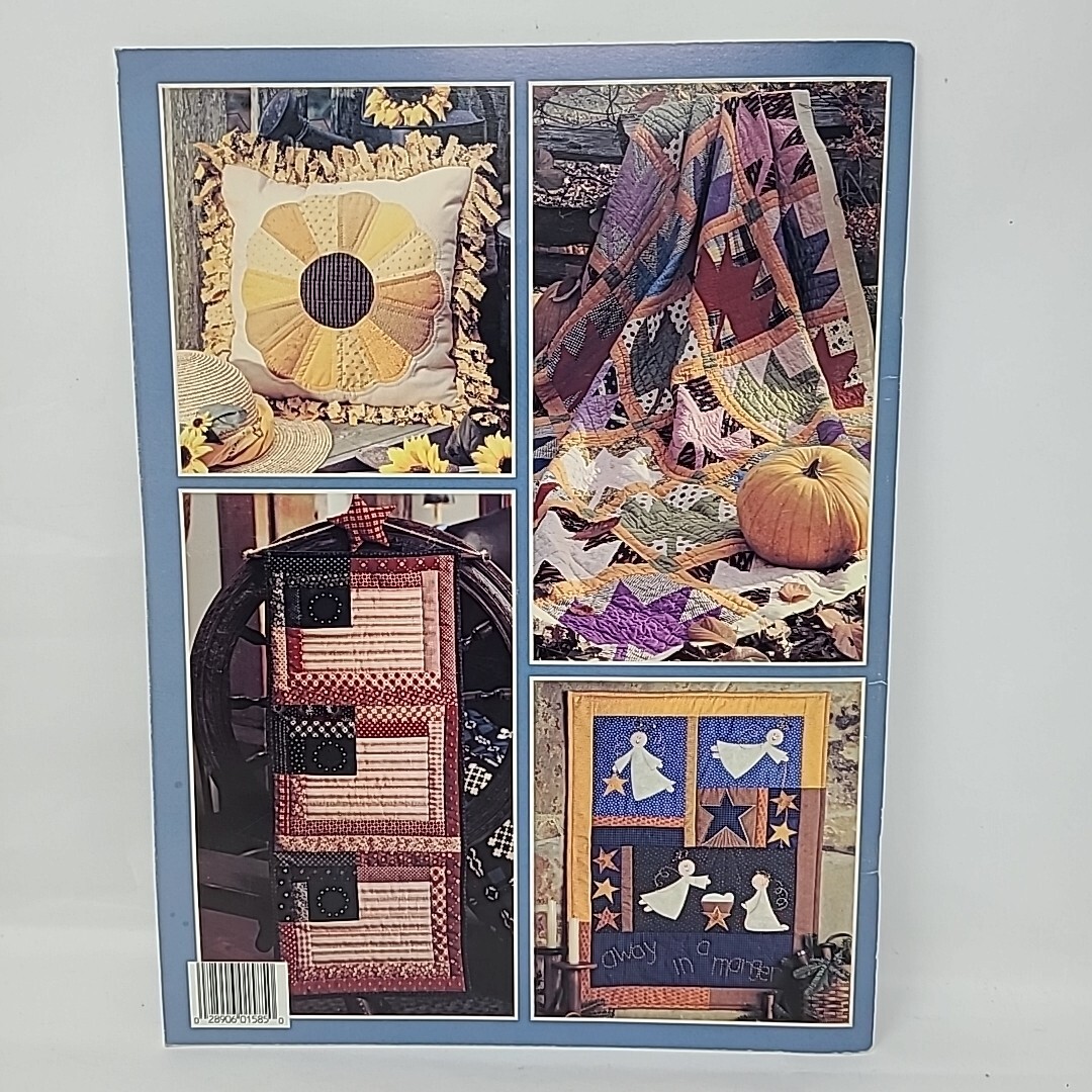 Patchwork for All Seasons 15 Projects Leisure Arts 1585 Quilt Book 1995 Patterns