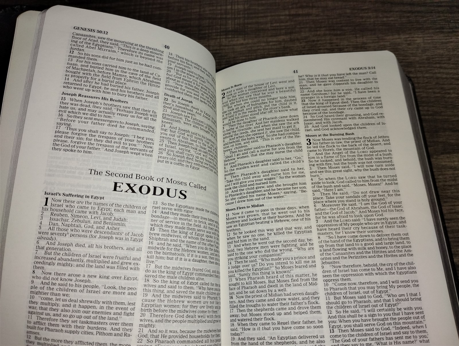 Pocket Size NKJV Bible New King James 1990 Thomas Nelson Compact Text Bonded Lth