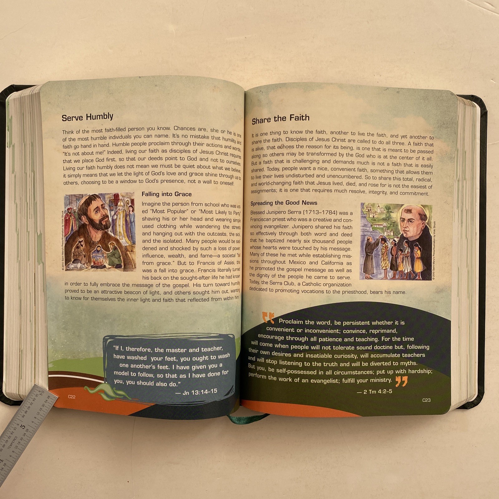 The Catholic Youth Bible Leatherette 3rd Edition St Mary’s Press 2012