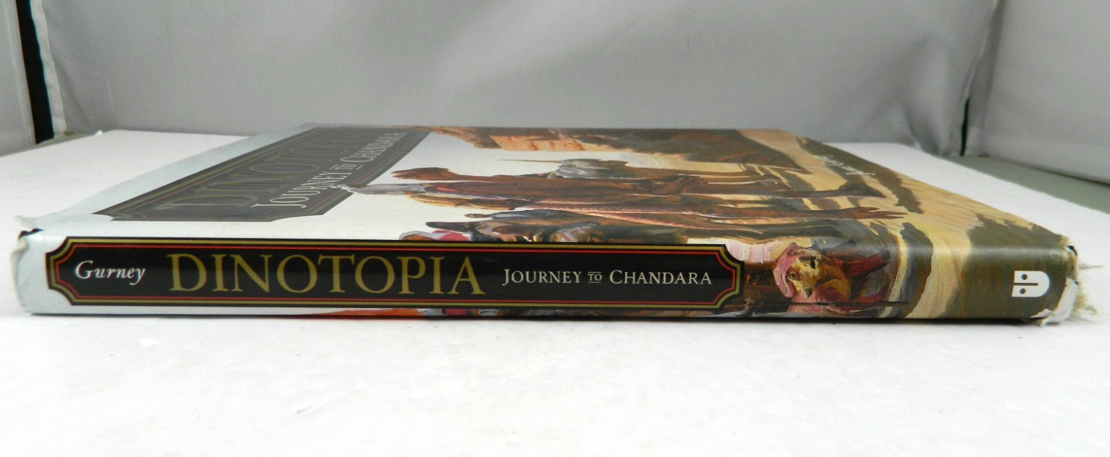 Dinotopia Journey to Chandara 2007 First Edition HC Gurney w/ DJ Tears Stains