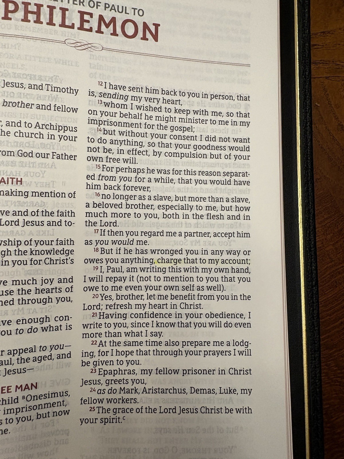 NASB Preacher’s Bible Premium Goatskin Leather Black Premier Collection 1995