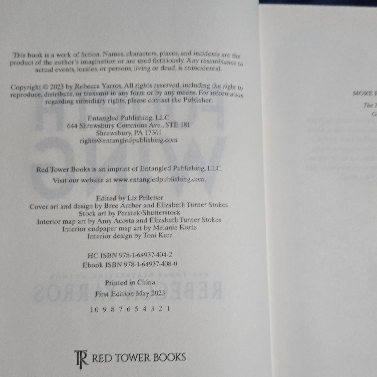 Fourth Wing (The Empyrean #1) Hardcover First Edition With Sprayed Edges Unread