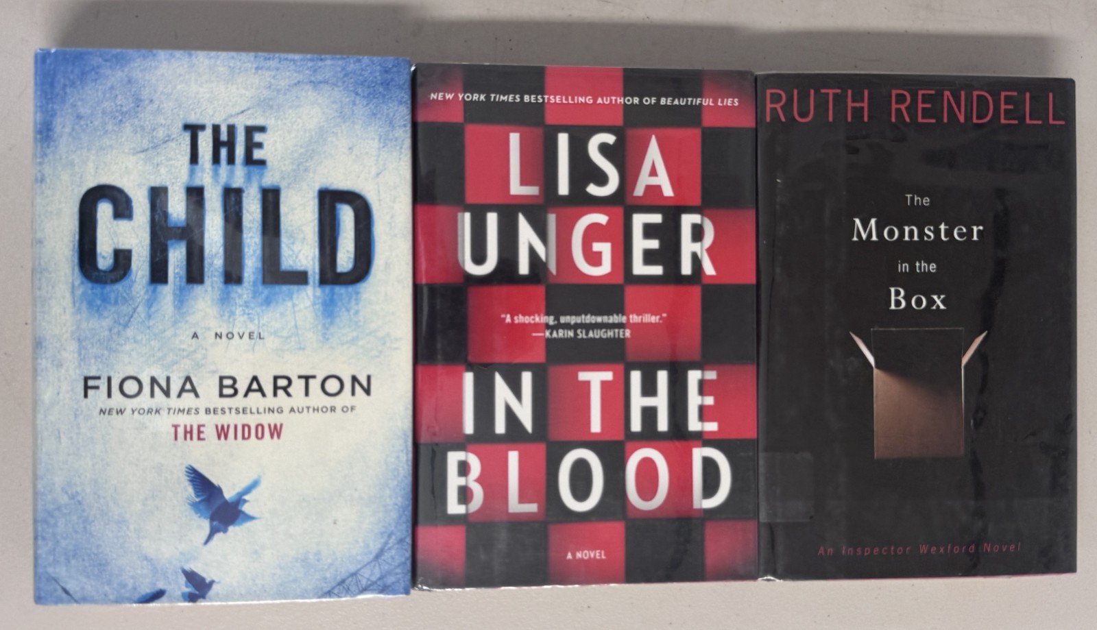 Lot of 13 Murder / Thriller / Suspense Hardcover Books