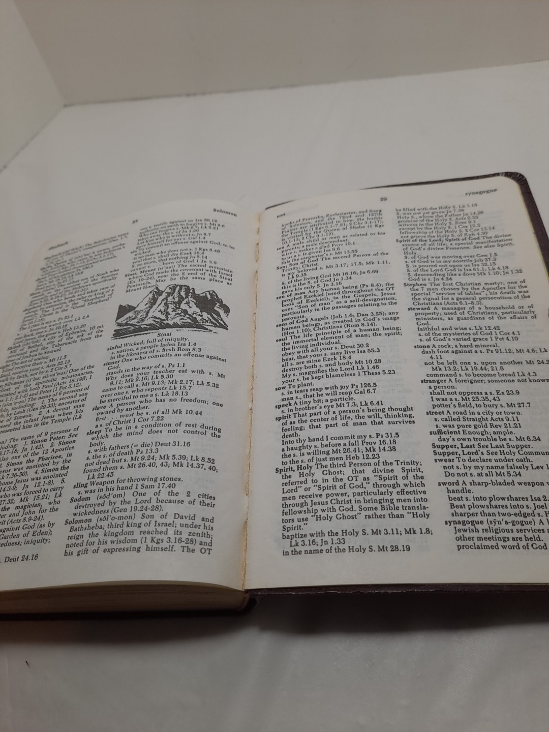 Vintage 1972 Holy Bible Revised Standard Version Red Letter Nelson