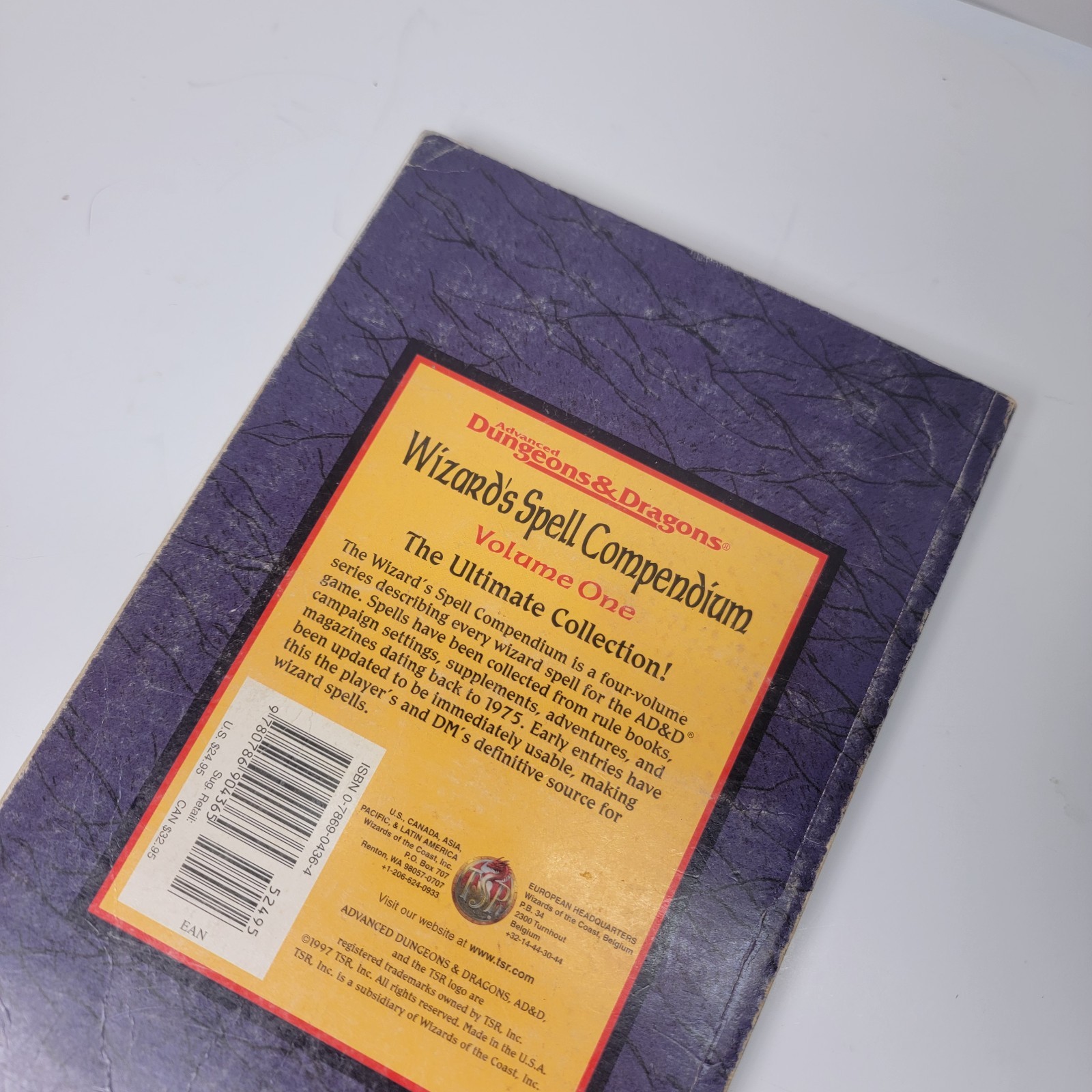 Wizard’s Spell Compendium, Volume One 1 (Advanced Dungeons & Dragons) TSR 2165