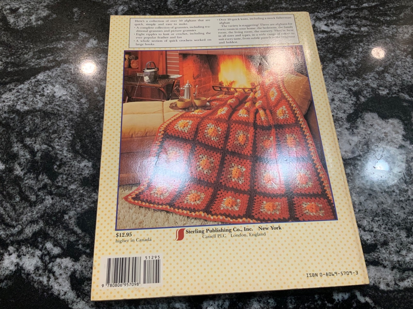 7-Day Afghans softcover book VTG 1985 JEAN LEINHAUSER & RITA WEISS