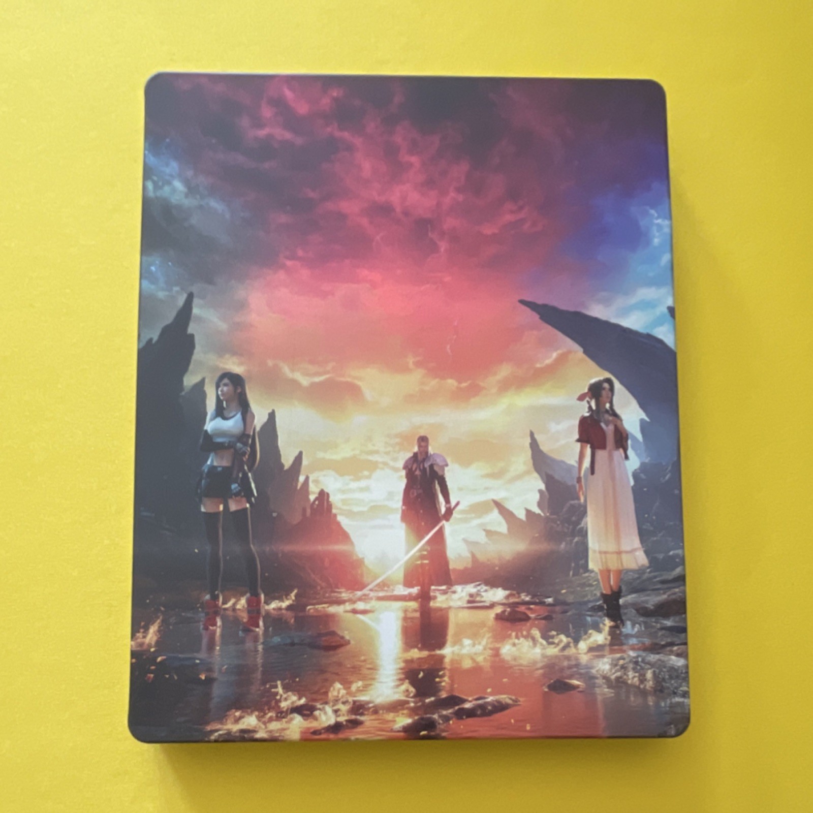 The Art of Final Fantasy VII Rebirth Hardcover Art Book and Two Steel Cases!