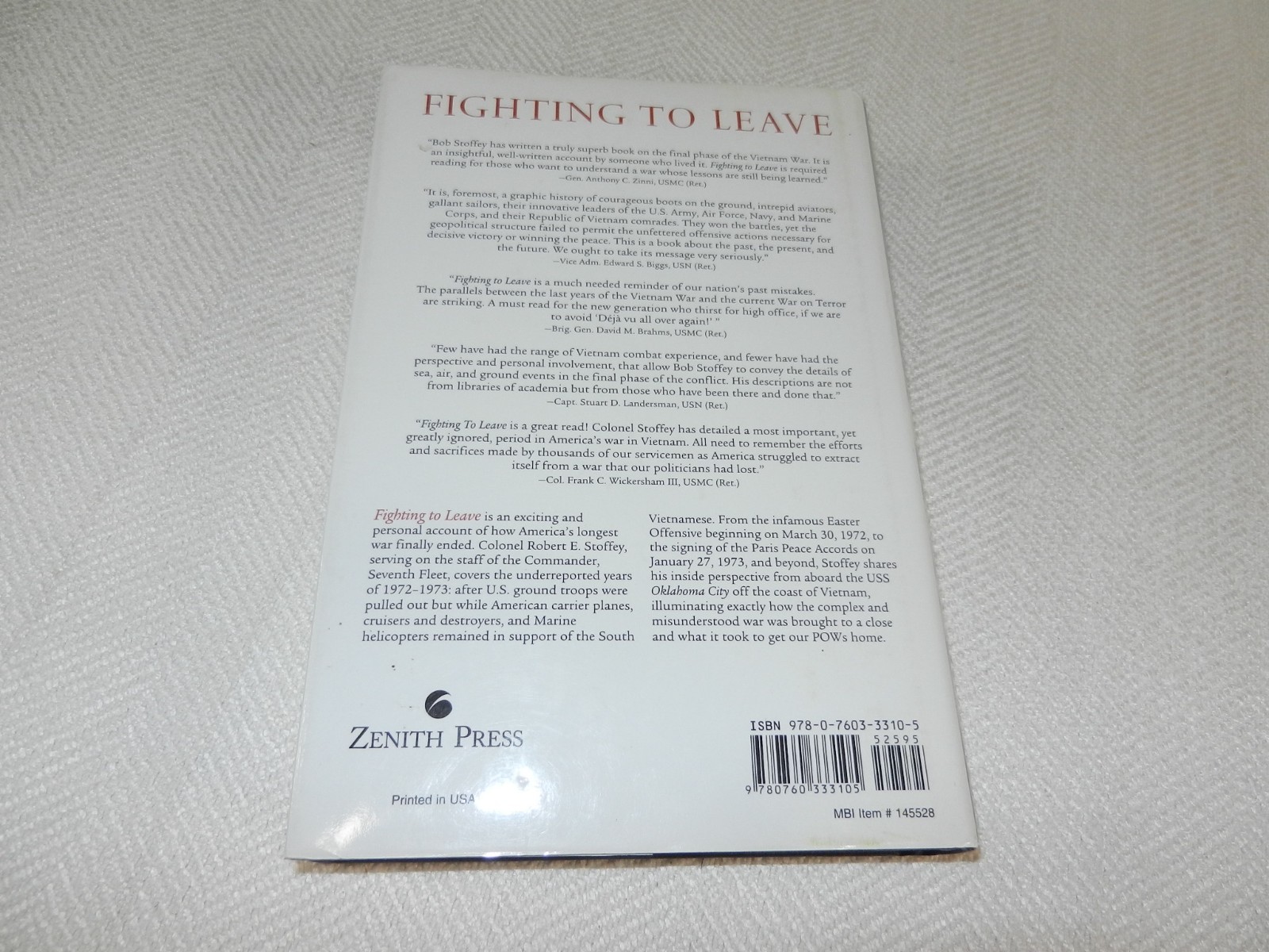 VIETNAM 1972-73 Withdrawal & continued military actions “FIGHTING TO LEAVE”