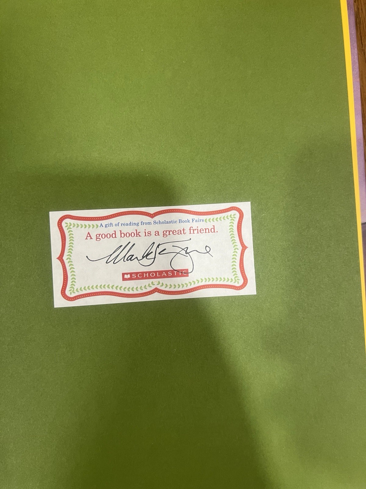 Dear Mrs. Larue: Letters from Obedience School SIGNED by Mark Teague
