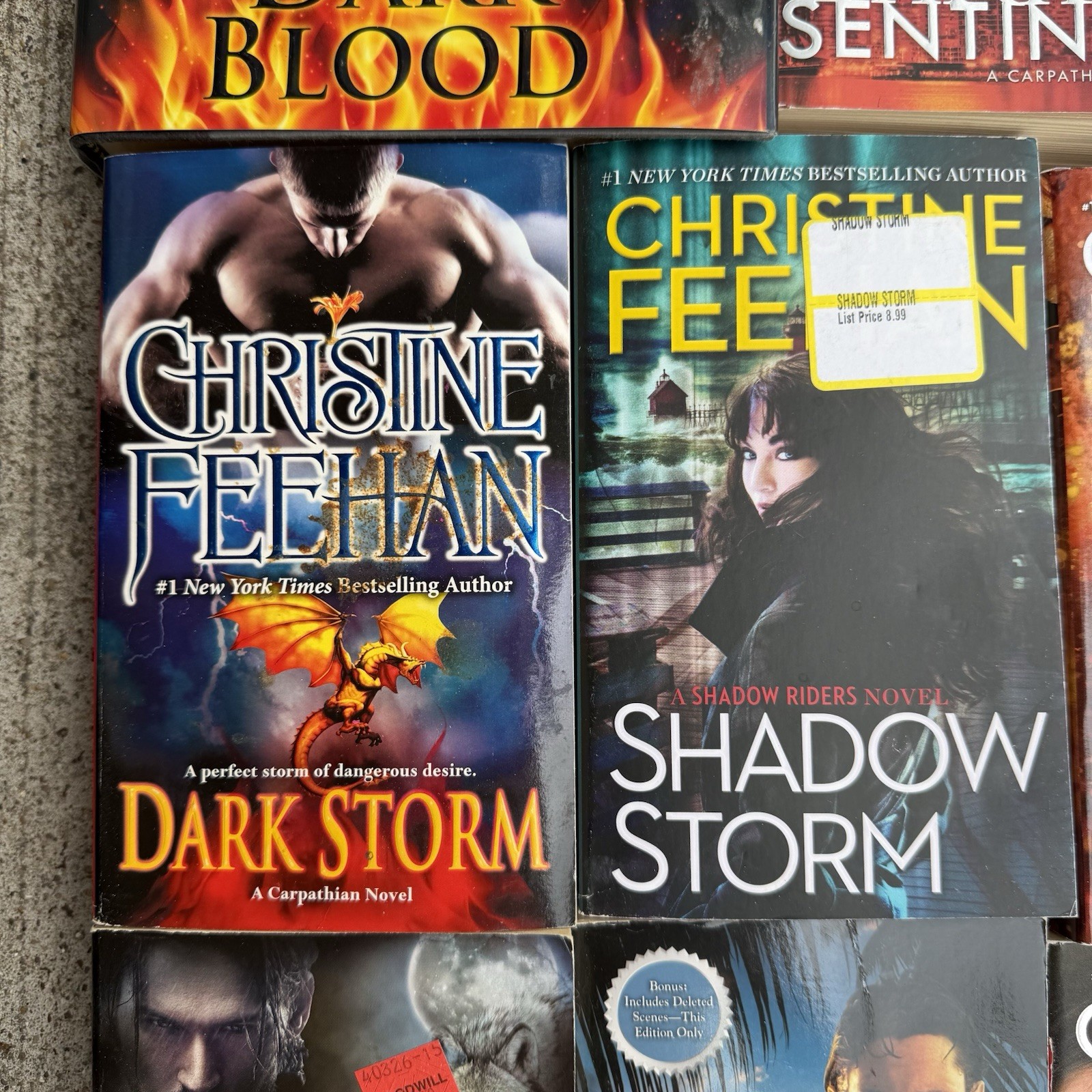 Lot of 12 Christine Feehan Paranormal Romance Fantasy Novels Paperback Books